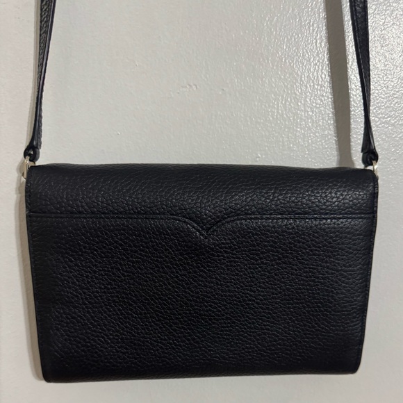 Kate Spade Harlow Black Leather Wallet On A String Crossbody Like New! - Picture 5 of 14
